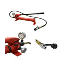 Air Hydraulic Hand Pump Pressure Gauge 72" Hose Coupler Mh3 Manual