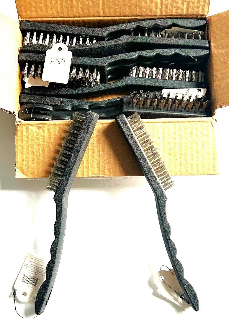 12" Stainless Steel Wire Brush Set