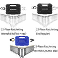 WORKPRO 22-Piece Ratcheting Wrench Set by WORKPRO