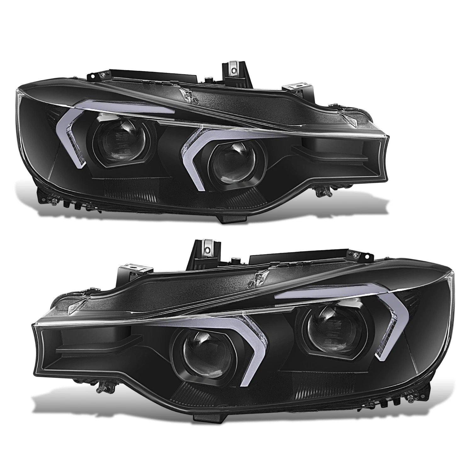 Fit 12-15 Bmw 320i 328d Black Clear Led | Built Supply Co
