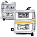 Fit 14-15 Chevrolet Silverado 1500 Chrome/clear | Built Supply Co