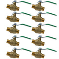 XFITTING 1/2" Male Ball Valve 10 Pack