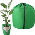 Winter Plant Protection Pot Cover With Zipper And Drawstring For