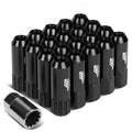 J2 7075 Forged Aluminum M12x1.25 6cm Open-end Lug Nut W/4x Lock+key