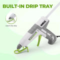 Workpro 60/100W Hot Glue Gun Fast Preheating Full Size Dual Temp Glue
