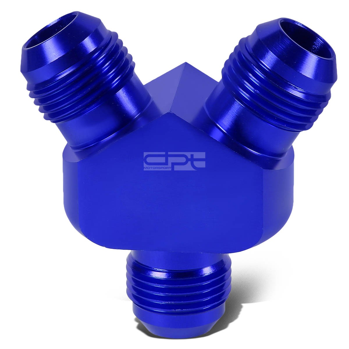 8-an Male Flare Y-Block Splitter Adapter 2x 6-an