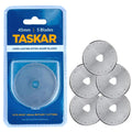 45MM Rotary Cutter Blades, 1, 5, 10 for Olfa/fiskars by Taskar