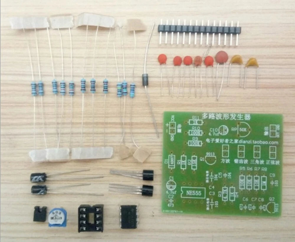 Ne555 Waveform Generator Multi-channel Triangle Wave For Sawtooth Diy