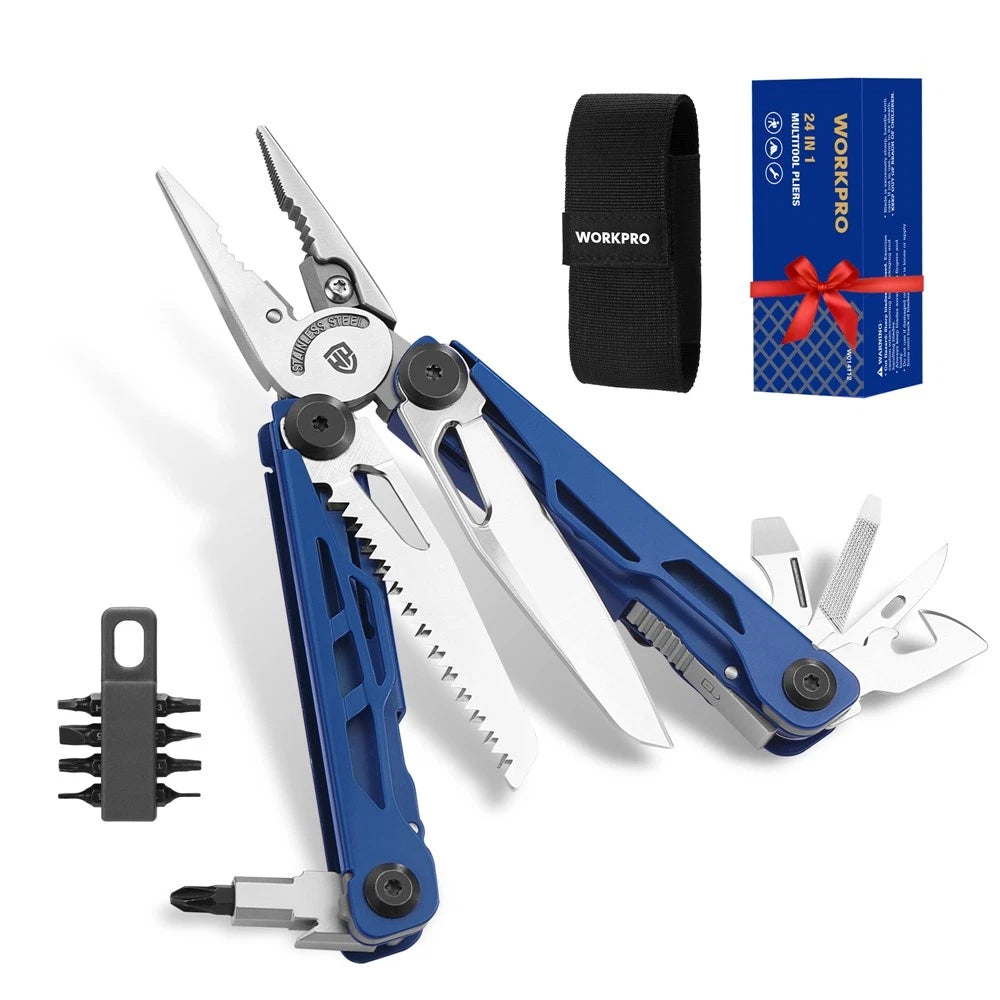 Workpro 24-in-1 Multi Tool Pliers Self-locking | Built Supply Co