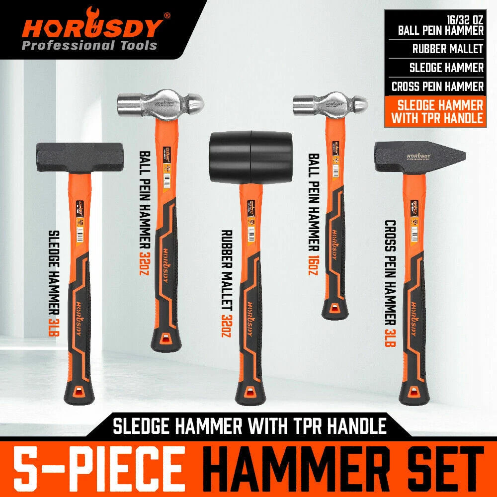Hammer Set/ball Pein Hammer/rubber Mallet/sledge | Built Supply Co