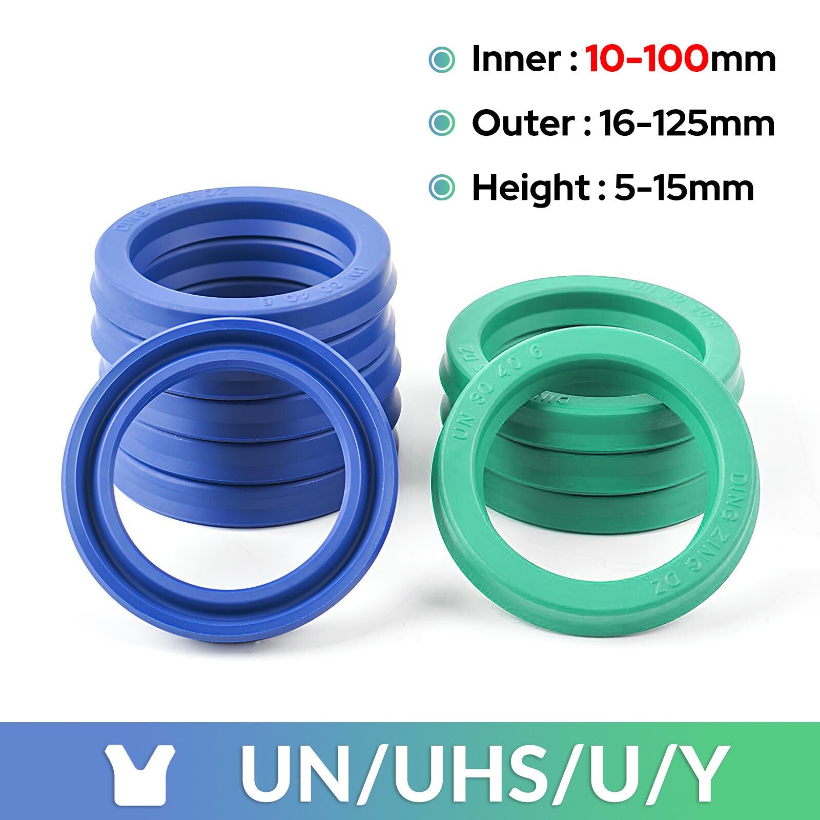U-Cup Hydraulic ram seal u seal rod & piston working Cy