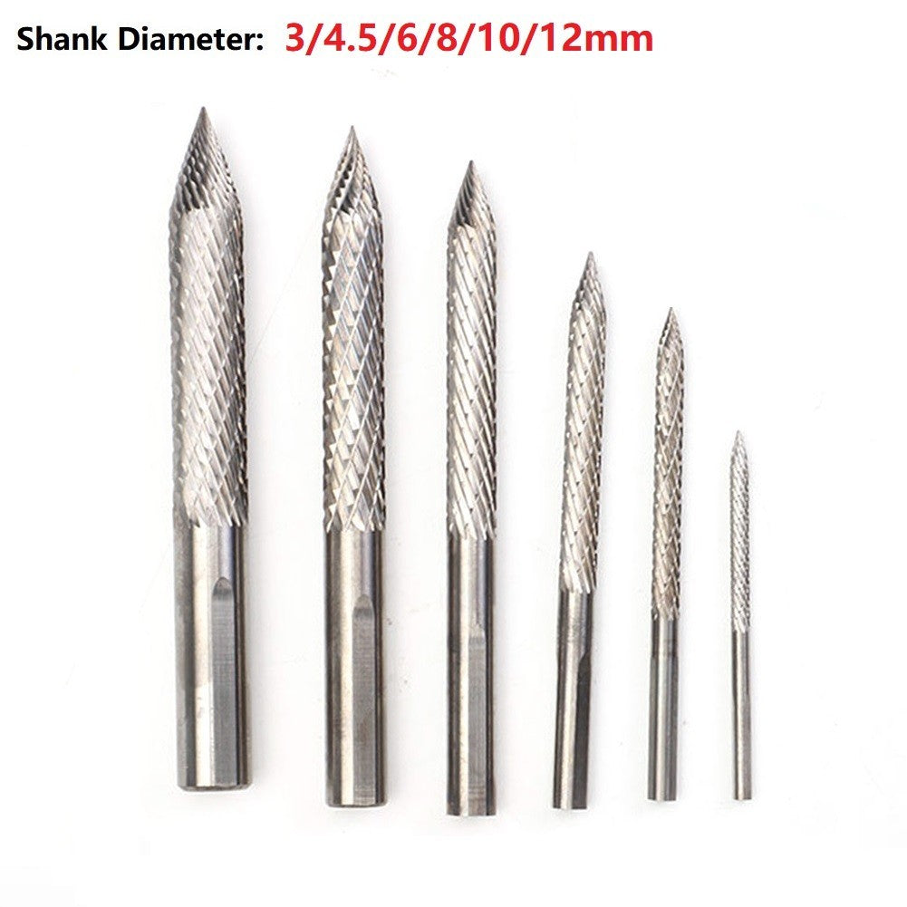 Sturdy Pneumatic Drill Bit with Fish Scale Cutting Edge - 4.5mm Shank