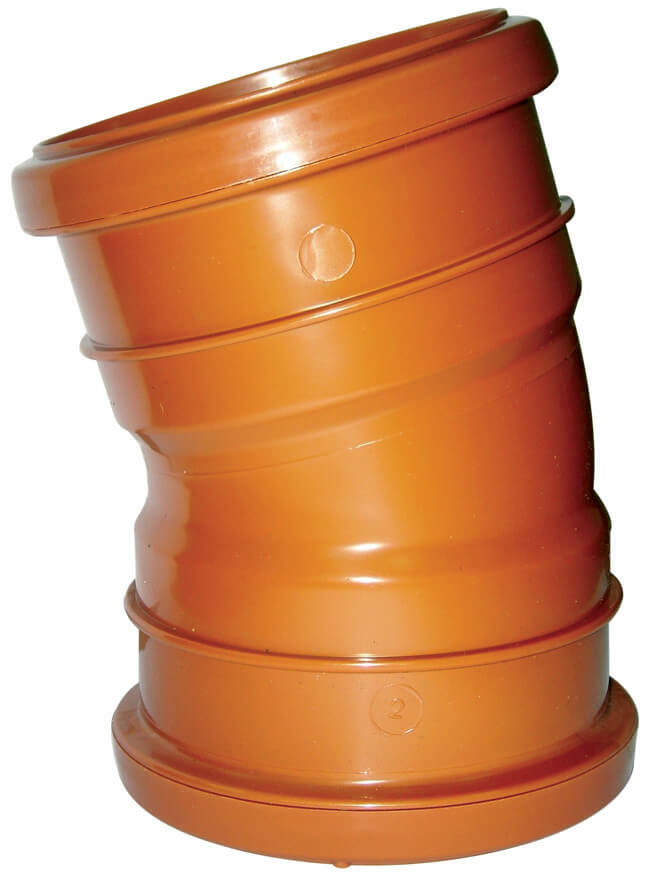 Floplast 110mm Underground 15° Bend