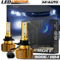 Pair HB4 9006 6500K LED Headlight Bulb Hi/Low Beam Dayt