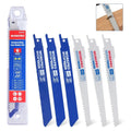 Workpro Reciprocating Saw Blade Set 6" Bim Saw Blades For Metal Wood