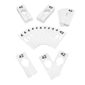 Hangers Retail Clothing 2" X 5" Rectangular Plastic Size 42 Dividers