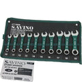 Savino 10pc Stubby Metric Combination Spanner Set