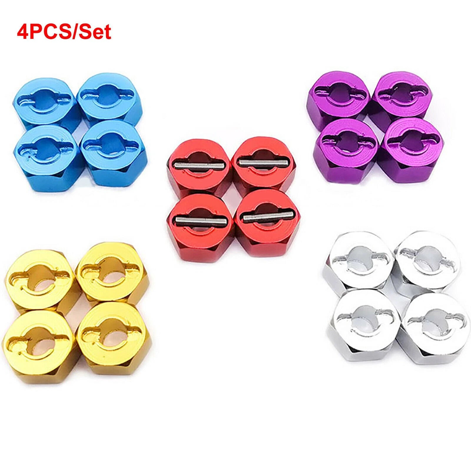 7mm Wheel Hex Mount For Traxxas Slash 4x4 Short Truck Rc Car Upgrade