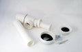 90 Degree Angled Basin Sink Waste Outlet & Plug Kit