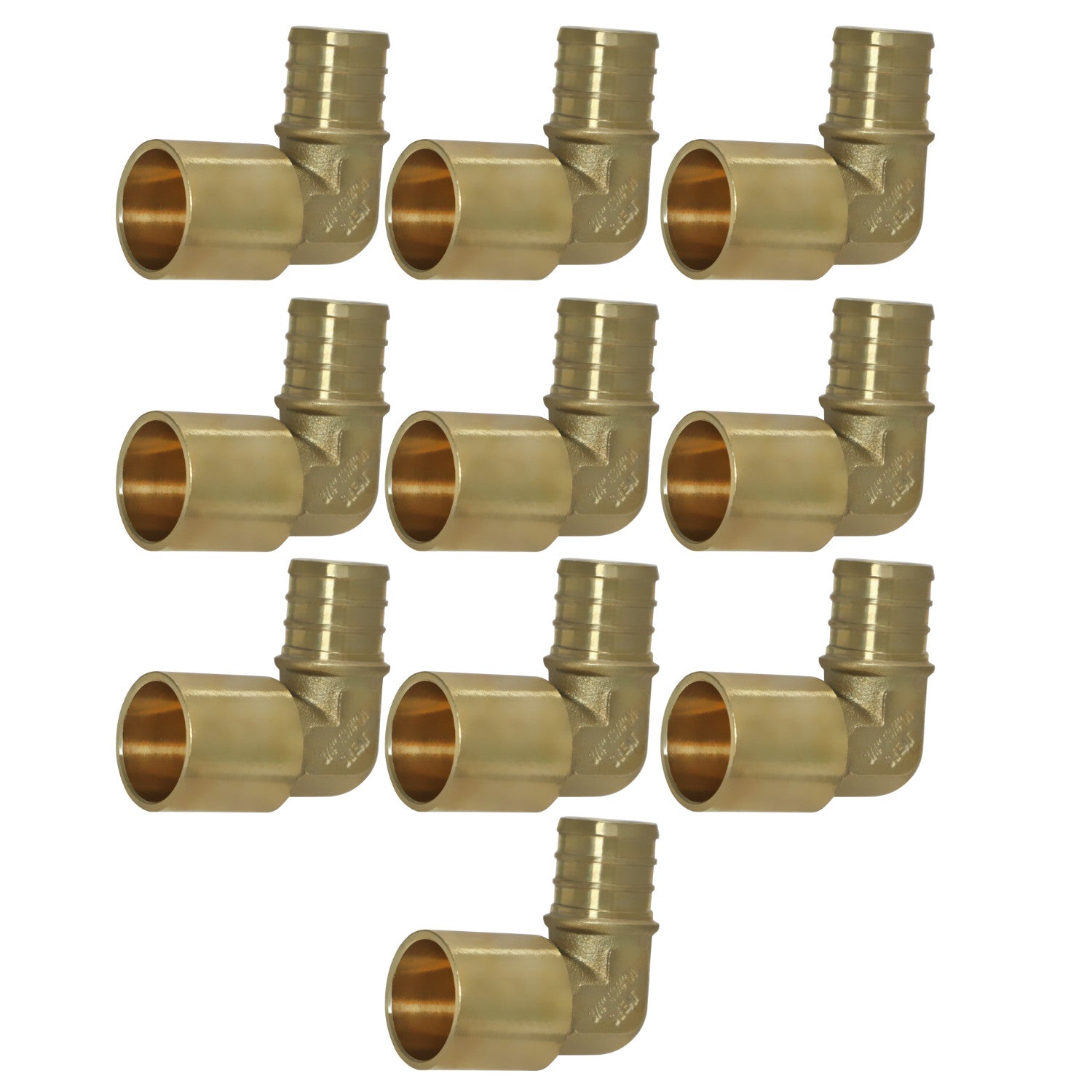 XFITTING 3/4" PEX x 3/4" Male Sweat Elbow 10 Pack