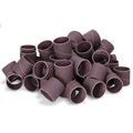 2" X 2" Aluminum Oxide Spiral Bands, No Lap Sanding Sleeves - 50 Pack