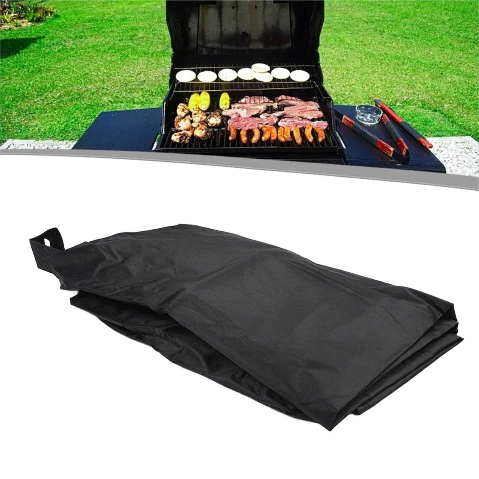 Easy Install Bbq Grill Cover Fits Most Two Burner Grills Waterproof