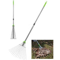 Workpro Heavy Duty Metal Leaf Rake Telescopic | Built Supply Co