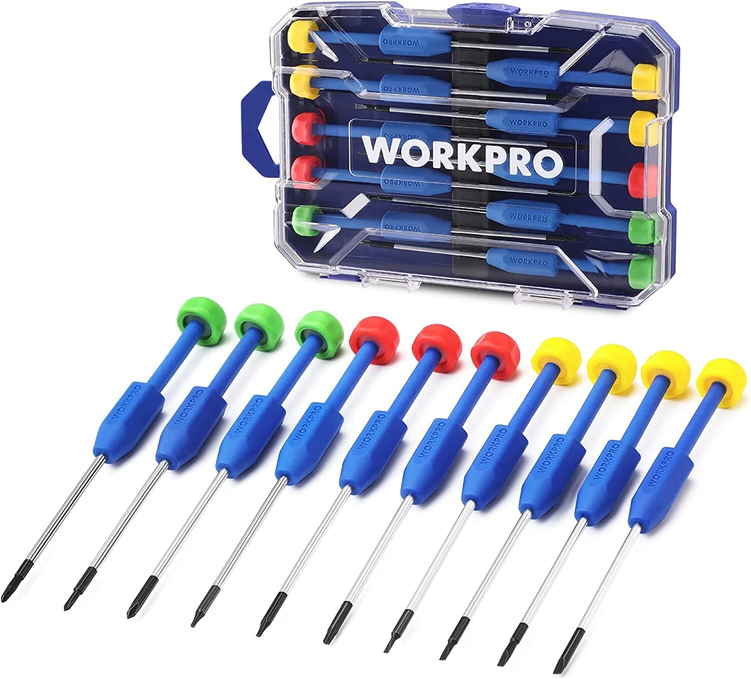 WORKPRO 10 PCS Precision Screwdriver Set by WORKPRO
