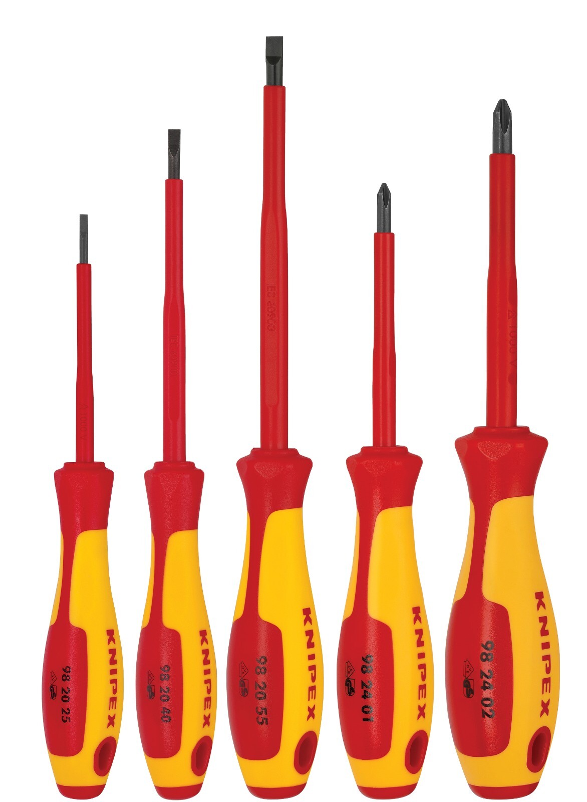 Knipex 5pc Insulated Screwdriver Set 1000V