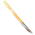 Polishing Burnisher Agate Knife With Bamboo Handle For Gold And