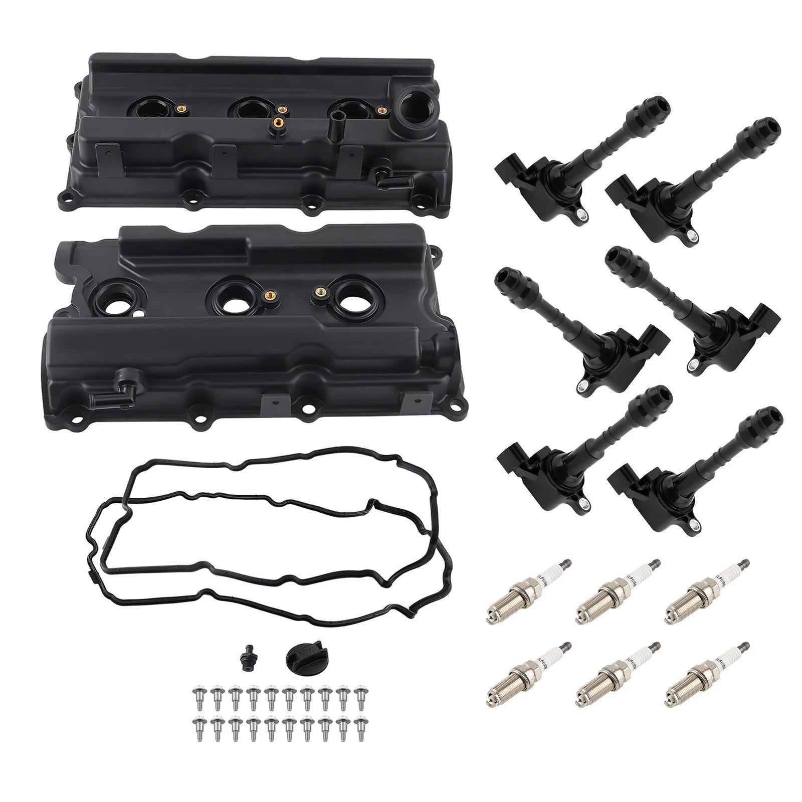 2x Valve Cover &amp; Ignition Coil for Nissan Xterra 4.0L VQ40DE 13264-EA200