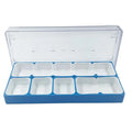 5 Grids Watch Tiny Parts Storage Box Plastic Container Watchmaker