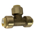 XFITTING 3/8" Push Fit Tee - Lead Free Brass
