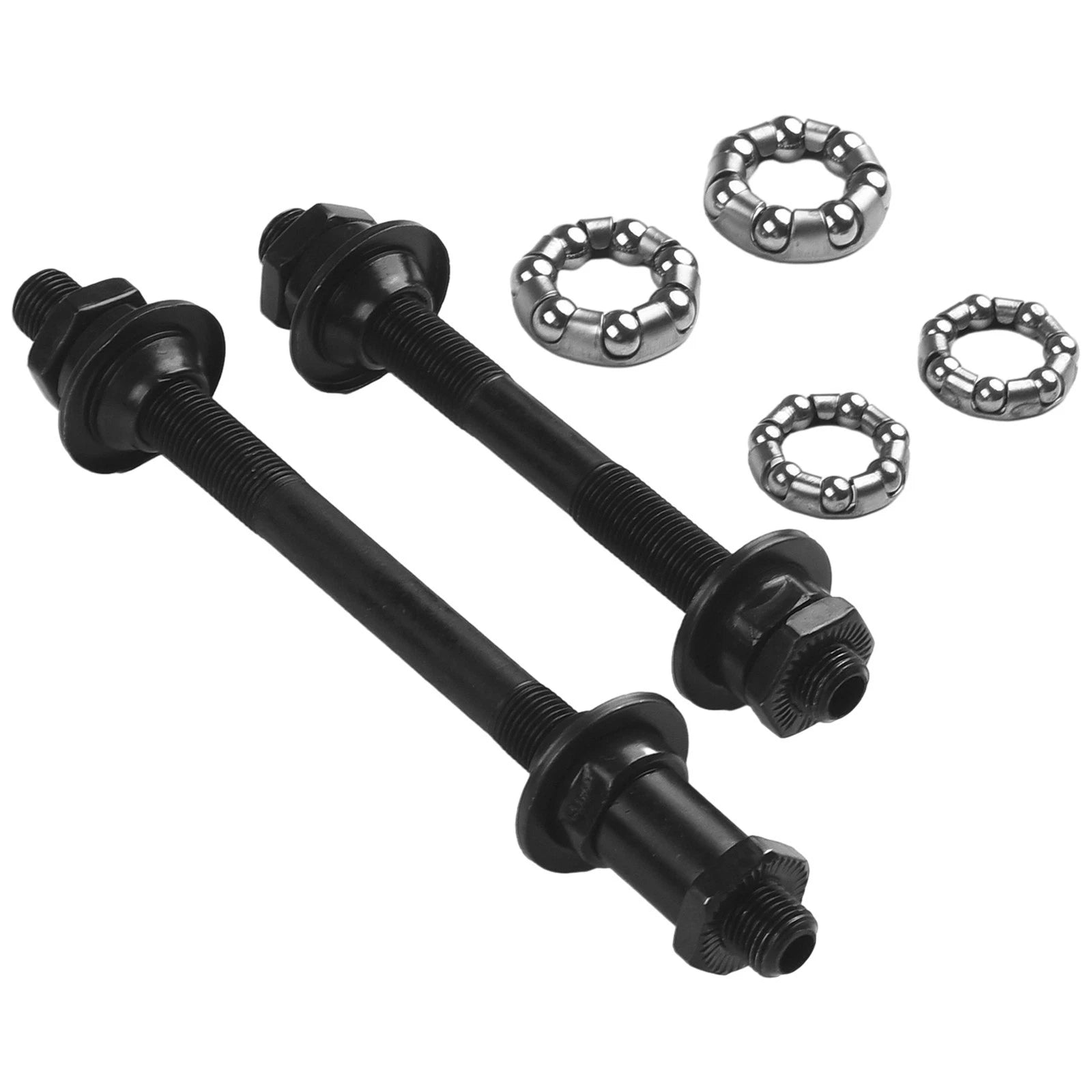 Bicycle Components Bicycle Solid Axle Front & Rear Hub Bead Racks