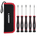 ARROW 5PCS Magnetic Precision Screwdriver Set Phillips Slotted Mini