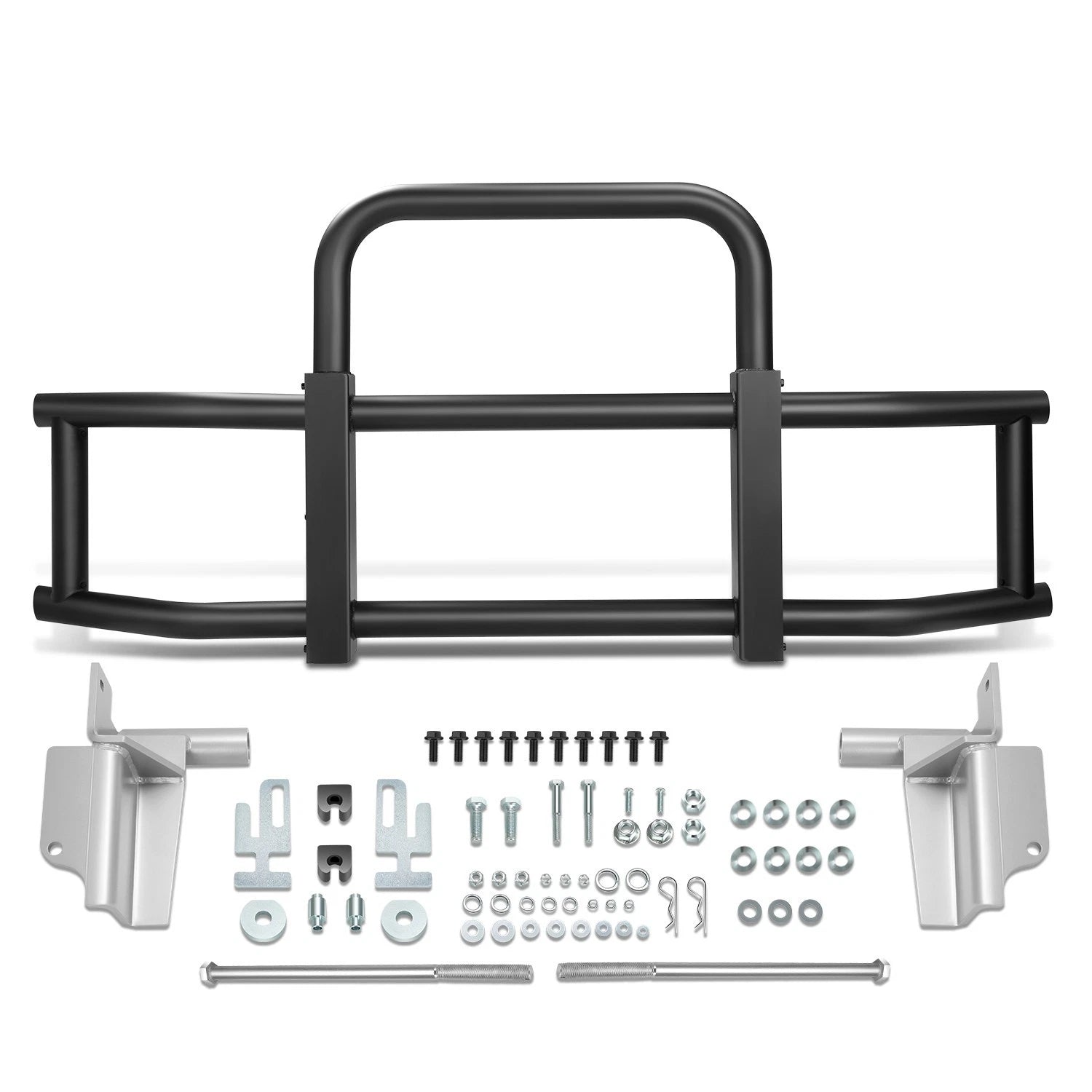 Fit 08-17 Freightliner Cascadia Black Front Tubular | Built Supply Co