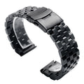 20/22/24mm Watch Band Strap Straight End Polish Bracelet Links Solid