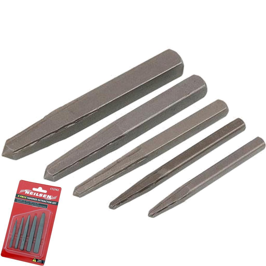 Neilsen 5pc Screw Extractor Remover Set by Neilsen