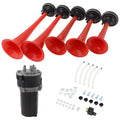 Musical Horn 5 Trumpet Music Sound Air Horn With Compressor For Train
