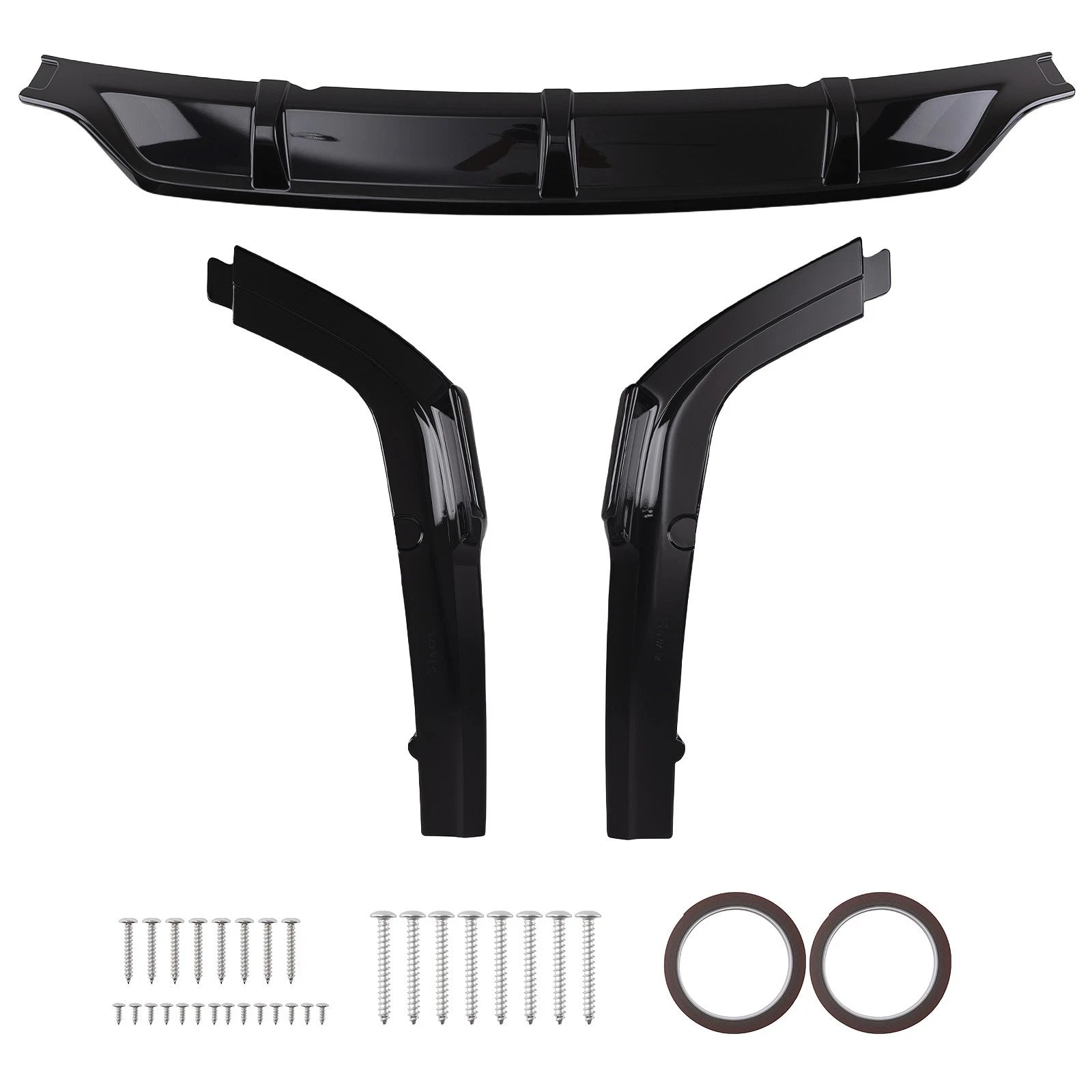 Rear Diffuser for BMW G07 X7 M Sport Package 2019-2025 Bumper Lip Gloss Black