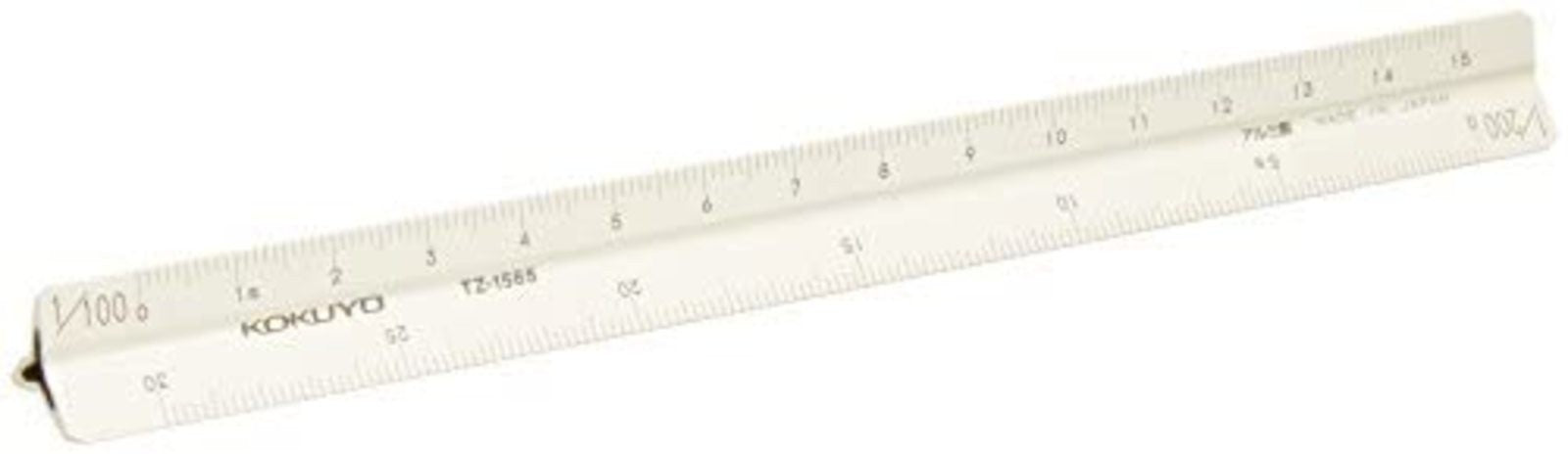 Kokuyo 15cm Triangle Scale Aluminum