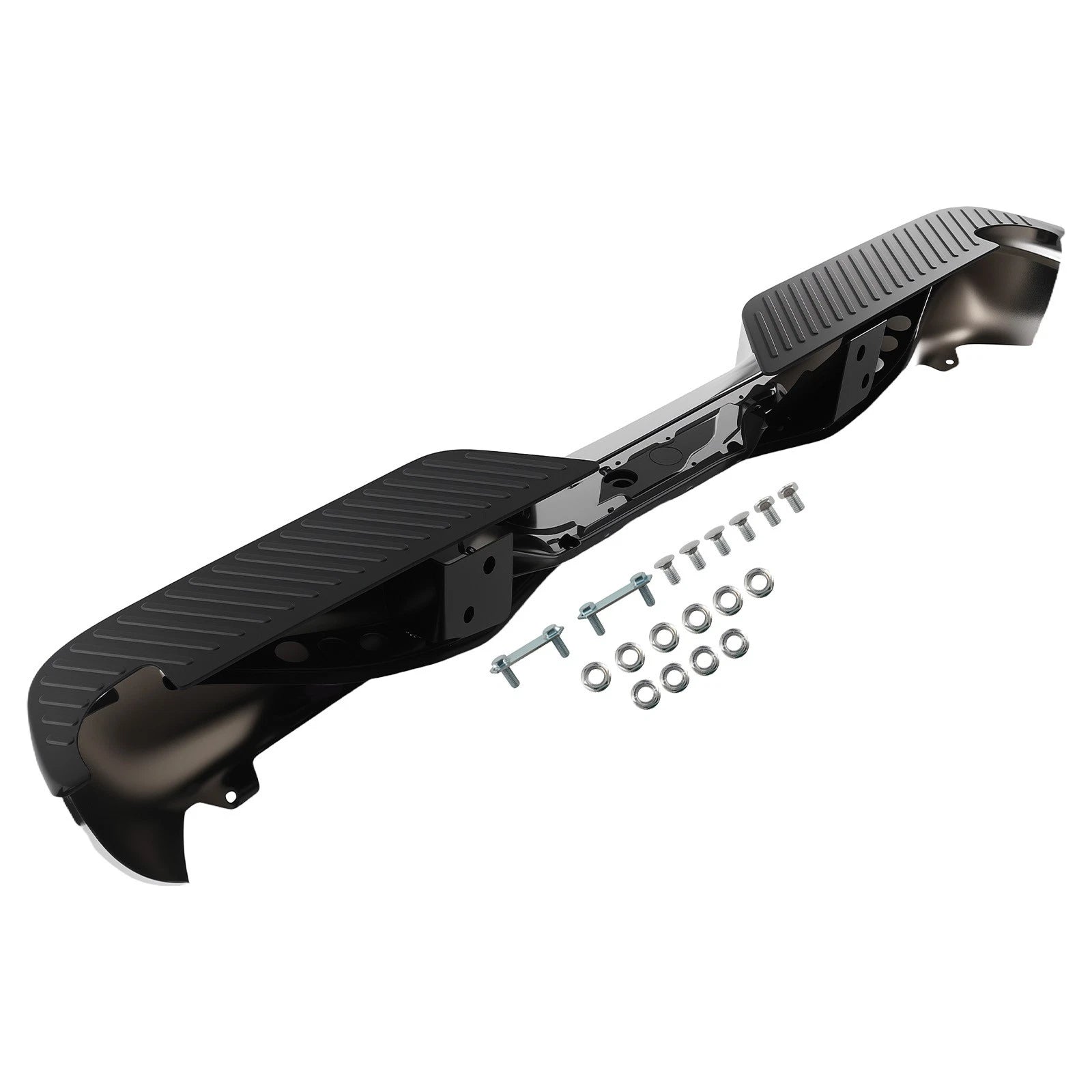 Rear Bumper Assembly for Ford F-150 XL XLT 1997-2003 F65Z17906CB Black