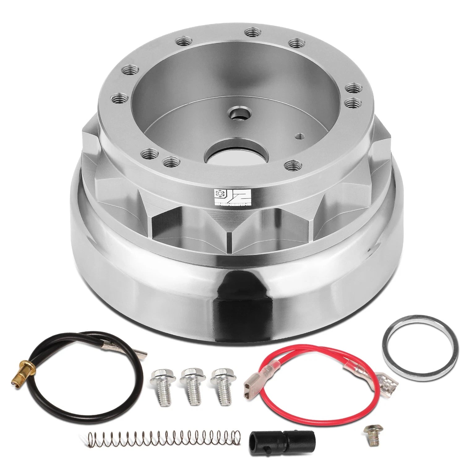 J2 Fit 65-69 Fairlane Mustang Steering Wheel Silver | Built Supply Co