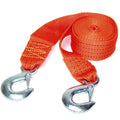 3 Ton 2" X 12ft Tow Strap W/ Hooks 6,000 Lb Capacity Webbing Rope