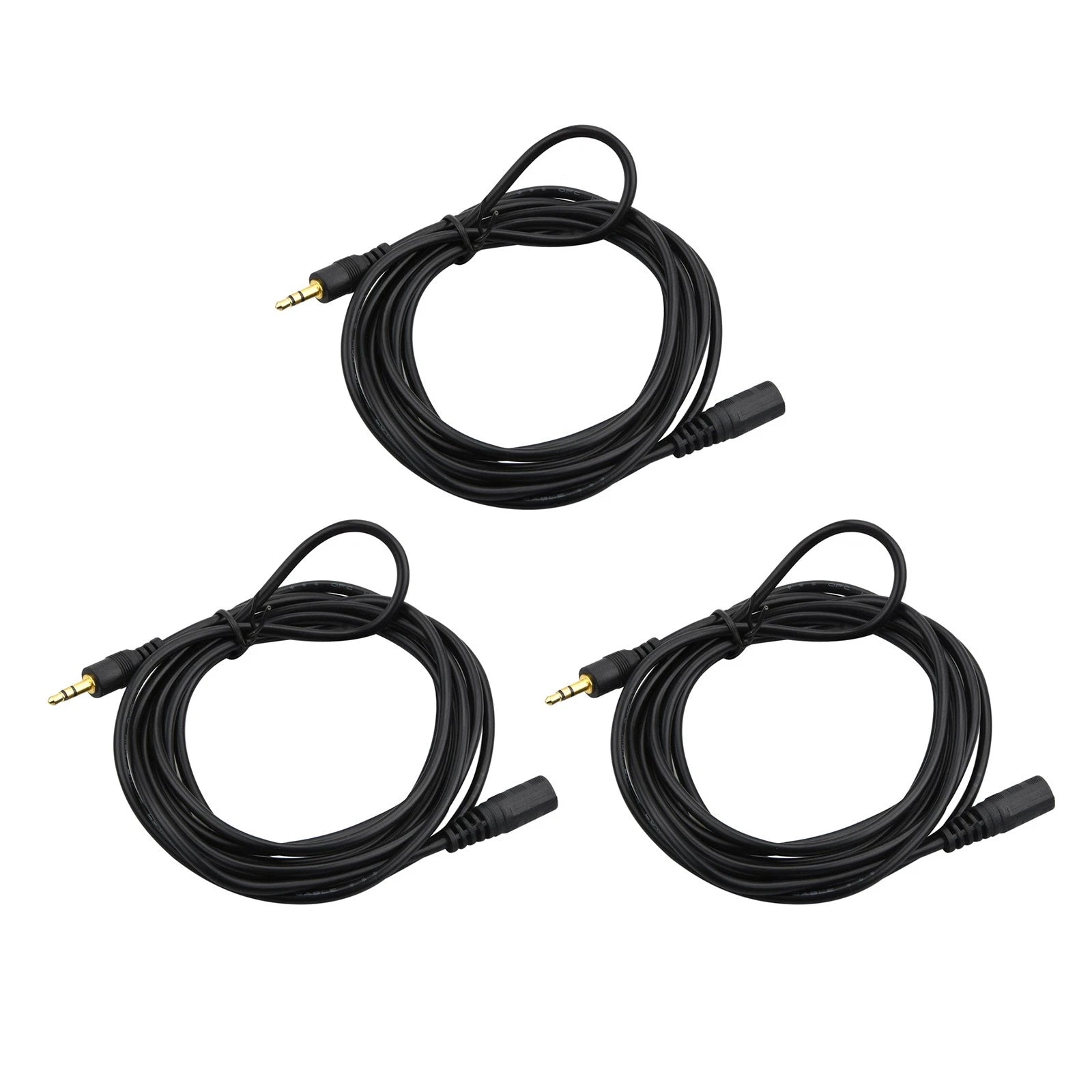 3m 3.5mm Stereo Jack Male To Female Audio Aux Extension Ofc Cable