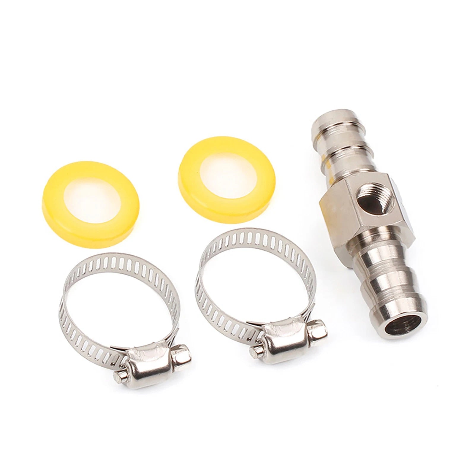3/8" Fuel Line Fuel Pipe Pressure T-fitting Gauge Sensor Adapter Iron
