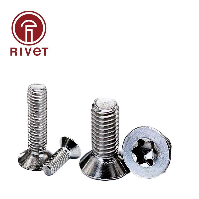 Stainless Steel Torx Screw Six-Lobe Flat Head Machine Security Screws 20/50/100
