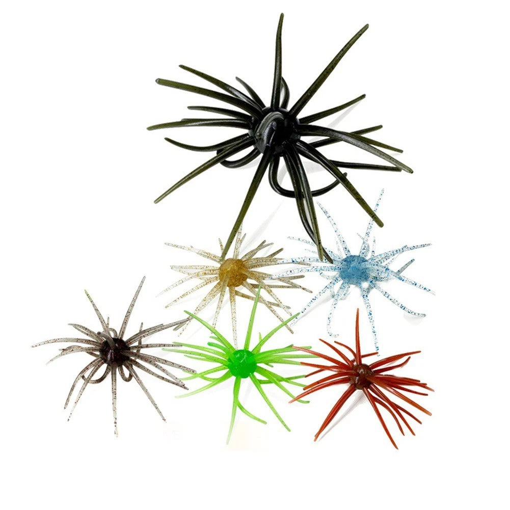 Floating Sea Urchin Lure For 2 Pack 6cm Soft Tpr Bait For Bass