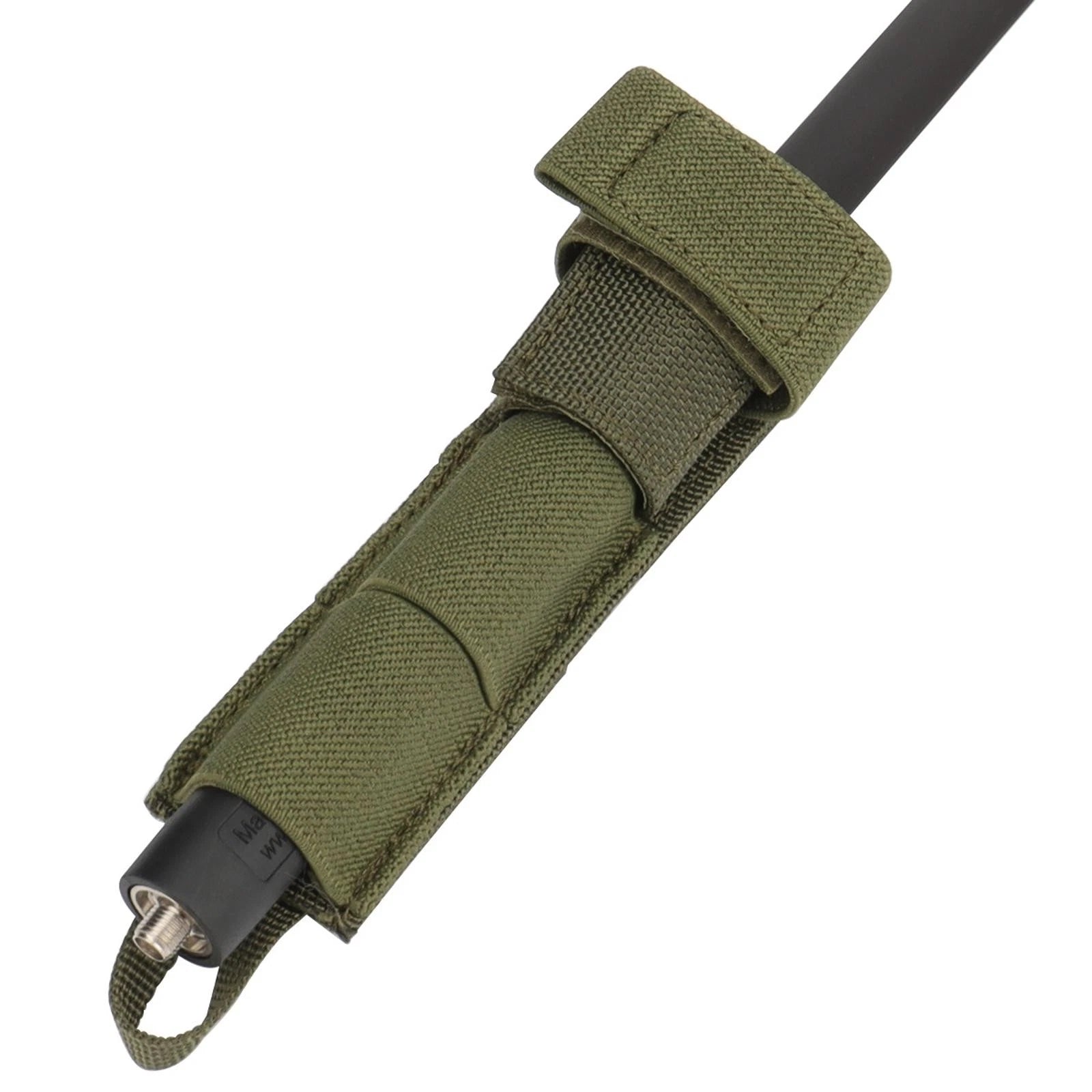 Outdoor Nylon Fabric Antenna Holder Pouch For 2 Way Walkie Talkie