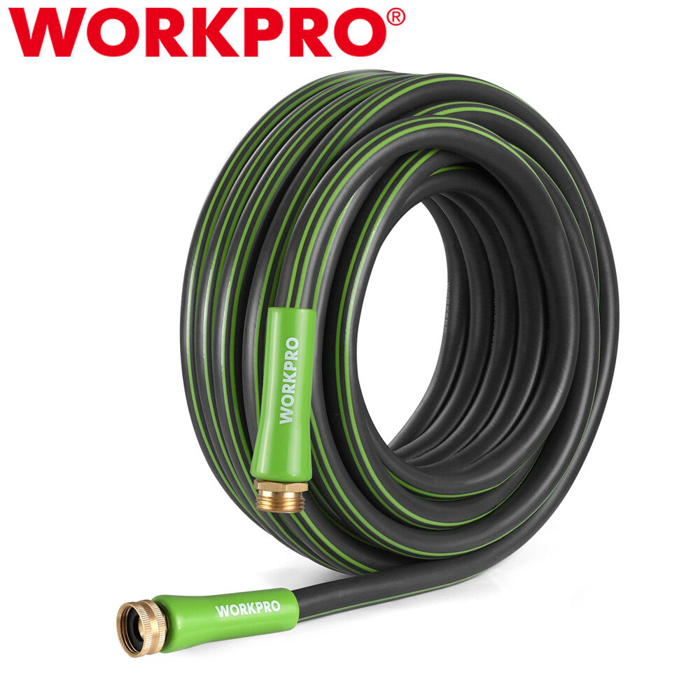 Workpro 5/8 In. X 50 Ft Garden Hose Lightweight Water Hose W/ Swivel